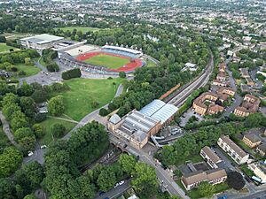 Crystal Palace railway station and National Sports Centre