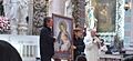 Cuadro de la Virgen de Guadalupe en la Catedral Basílica de la Inmaculada Concepción, Mazatlán, 8 de diciembre de 2024