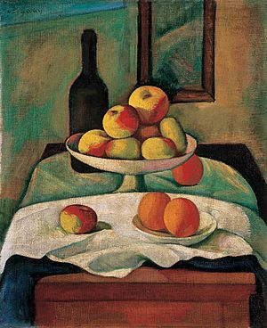 Czigány, Dezső - Still-life with Apples and Oranges (ca 1910)