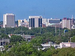 Downtown Macon from north.