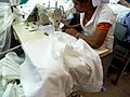 Dress Shirt sewing in a RMG factory of Bangladesh