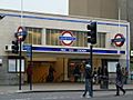 Entrance to Mile End Underground station - geograph.org.uk - 2289465