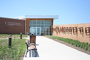 Entrance to the Homestead Heritage Center