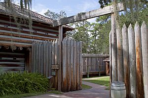 Fort Christmas historical Park - Fort Entrance