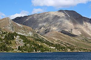 Fossil Mountain seen from Ptarmigan Lake
