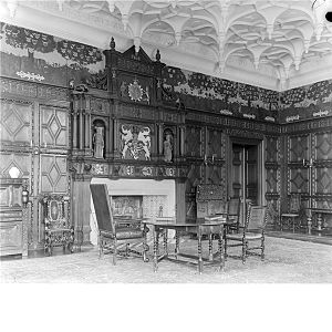 Gilling Castle interior 1908