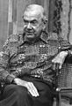 Graham Greene angol író, 1975 Fortepan 84697