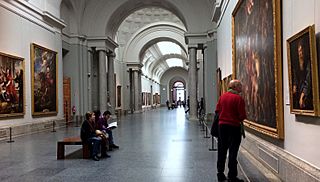 Grand hall d'exposition au Musée du Prado