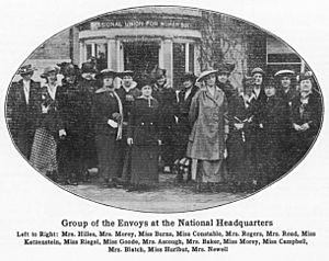 Group of the envoys at the national headquarters