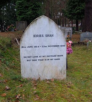 Idries Shah Grave Brookwood