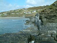 Inchydoney beach from the outcrop - geograph.org.uk - 1571021