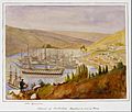 James Robertson - Interior of Balaclava Harbour and Part of Town - Google Art Project