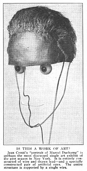 Jean Crotti, 1915, Portrait of Marcel Duchamp (Sculpture made to measure)