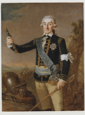 Johan August Meijerfeldt, 1725, 1800. Greve, fältmarskalk (Per Krafft d.ä.) - Nationalmuseum - 45527
