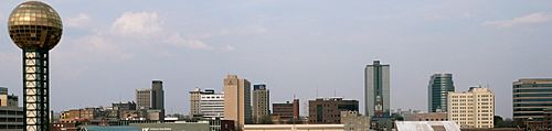 View of the skyline of downtown Knoxville, Tennessee