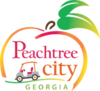 Official logo of Peachtree City, Georgia