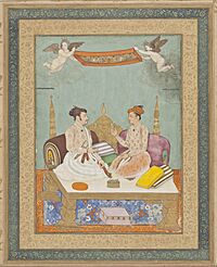 Maharaja Jai Singh of Amber and Maharaja Gaj Singh of Marwar, 1630