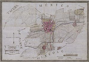 Map of Tacubaya, D.F. 1897