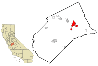 Location in the state of California