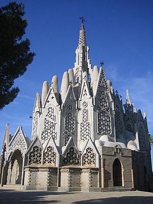 Sanctuary of Mare de Déu de Montserrat, designed by Josep M. Jujol