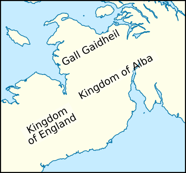 Image Máel Coluim, son of the king of the Cumbrians (map2)