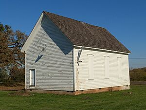 North Palestine Baptist Church rear and south- Adair Village Oregon