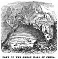 Part of the Great Wall of China (April 1853, X, p.41) - Copy