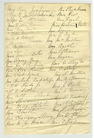 Petition of the Women of Georgia for Women's Suffrage Amendment, 12 June 1913, side 2