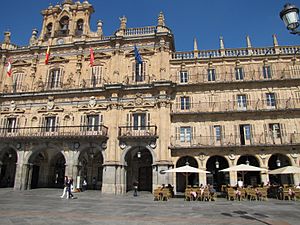 Plaza Mayor de Salamanca Ayuntamiento Café Novelty