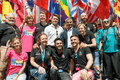 Pride in London 2016 - Matthew Barzun, Sadiq Khan and senior members of Pride in London