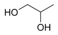 Propylene glycol chemical structure