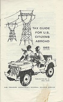 Publication 54 Tax Guide for US Citizens Living Abroad, 1965