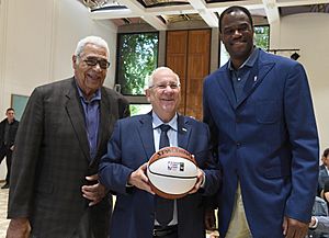 Reuven Rivlin meeting with a delegation of leading personalities from the NBA, August 2017 (6592)