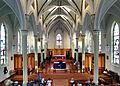 Saint Joseph Catholic Church (Somerset, Ohio) - nave, view from the loft