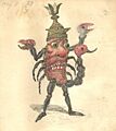 Scorpion Costume Comus 1873