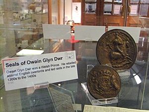 Seals of Owain Glyn Dwr, Hereford Museum and Art Gallery - DSCF1932