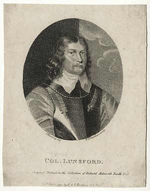 Sir Thomas Lunsford by William Nelson Gardiner, 1794