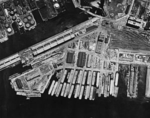 South Boston Naval Annex and South Boston Army Base, circa 1958