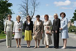 Spouses of G8 leaders, July 2006
