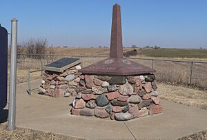 Survey monument JF00-072 from S 1