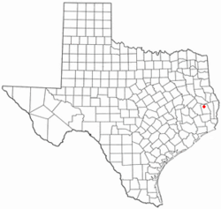 Location of Colmesneil, Texas