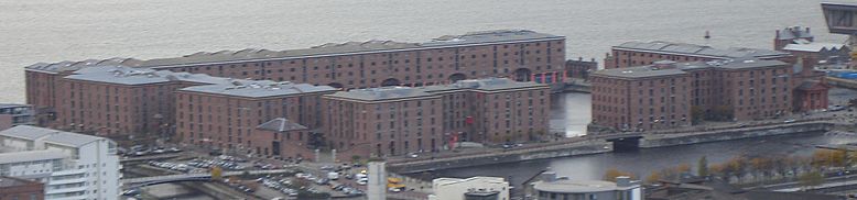 The Albert Dock from the Anglican Cathedral