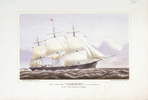 The Clipper Ship Lightning 1854 (1769 Tons Register). Messrs James Baines and Co Owners RMG PU6464.tiff