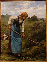 The Harvester by Julien Dupre, c. 1880-1881, oil on canvas - Huntington Museum of Art - DSC05238