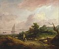 Thomas Gainsborough - Coastal Landscape with a Shepherd and His Flock - Google Art Project