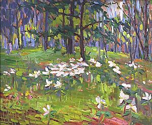 Trilliums by Lily Osman Adams