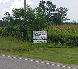 Vance South Carolina sign
