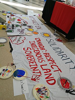 Wet'suwet'en Solidarity event, March 11, 2020