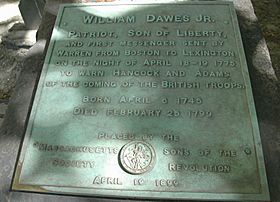 William Dawes tomb Boston