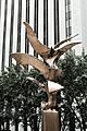 Winged Man sculpture by Richard Hunt 1987, Chicago